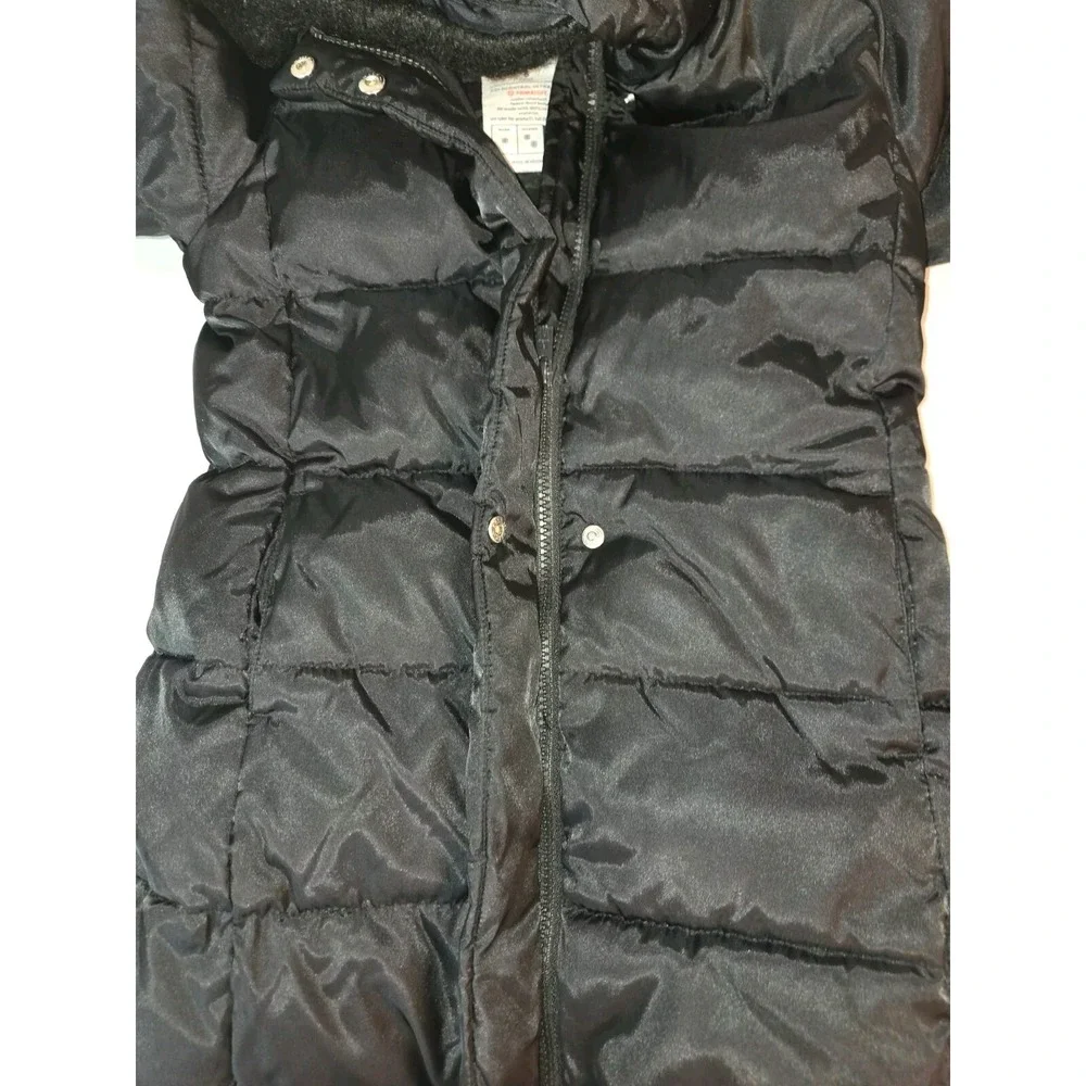 Baby Gap Primaloft Long Black Warmest Jacket‎ coat Girls S (5)